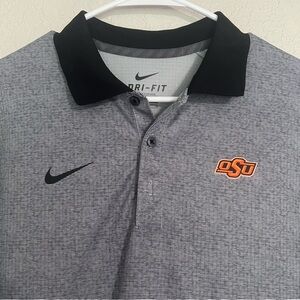 Mens Nike Dri-FIT Medium University of Oklahoma State Polo